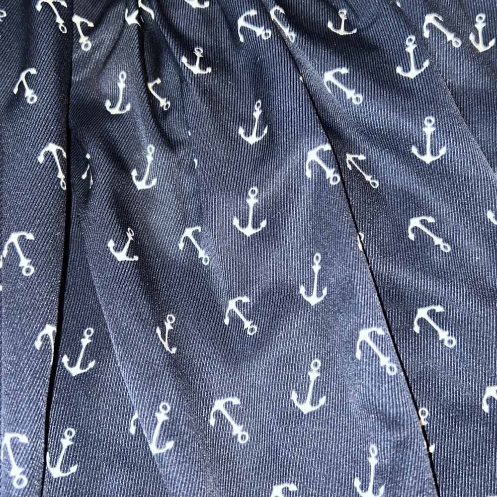 Ralph Lauren girls navy skirt with white anchors size Small (7) NWOT